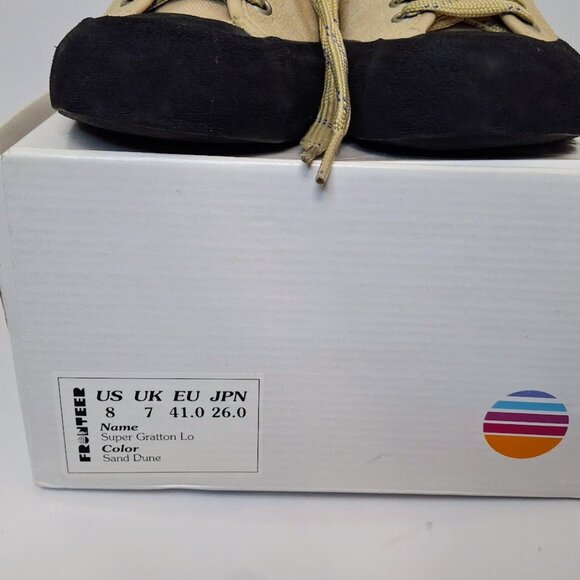 NEW FRONTEER Super Gratton Lo Tan Suede Sneaker, Size 8 Men/9.5 Women - Picture 3 of 8